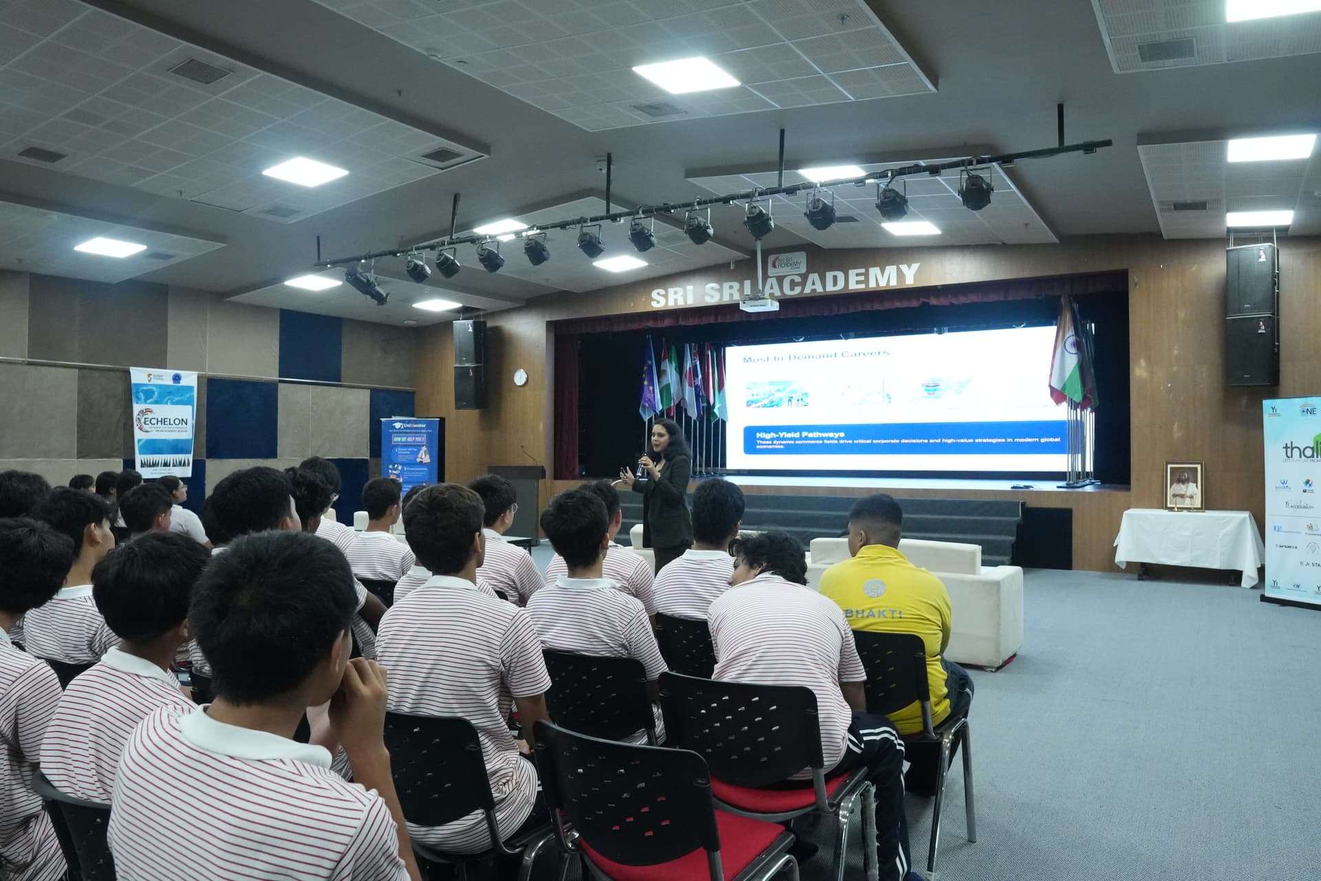 A DMIT session at Sri Sri Academy
