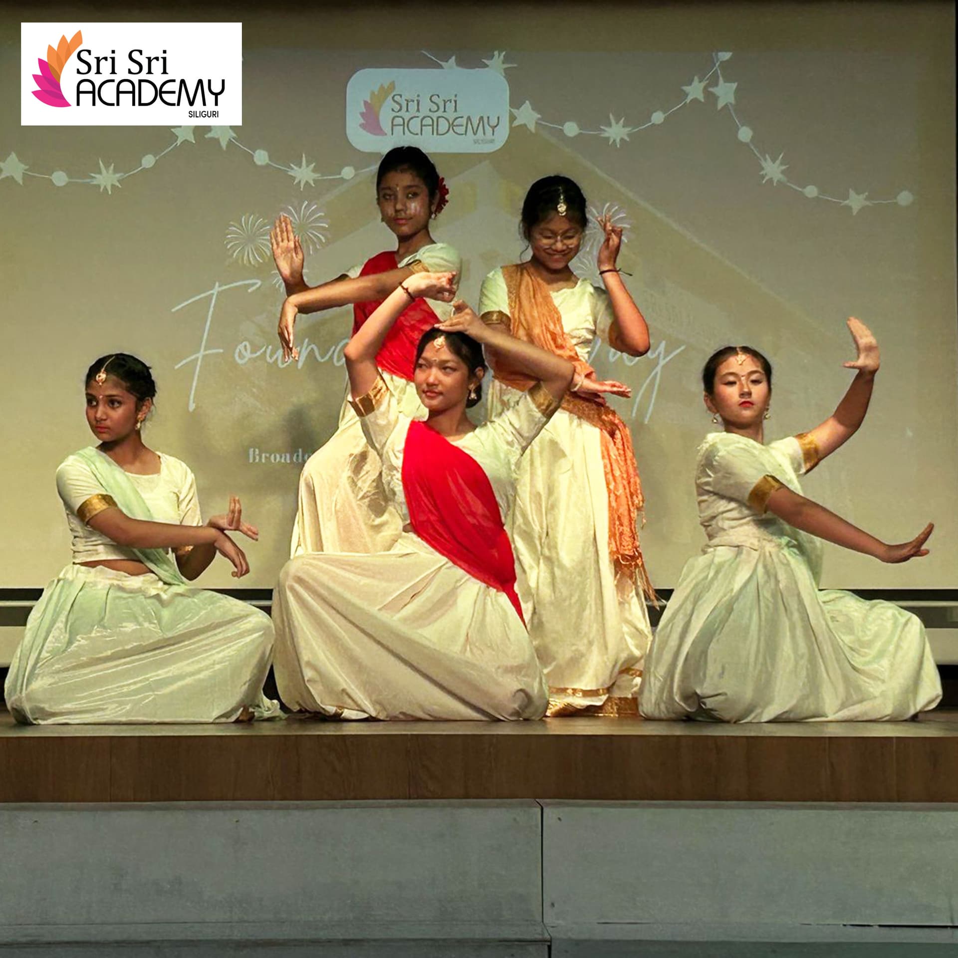 A dance studio session at Sri Sri Academy